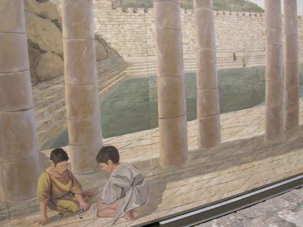 Artist's Reconstruction of the Pool of Siloam