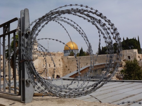 The Dome of the Rock, as seen from the Jewish Quarter